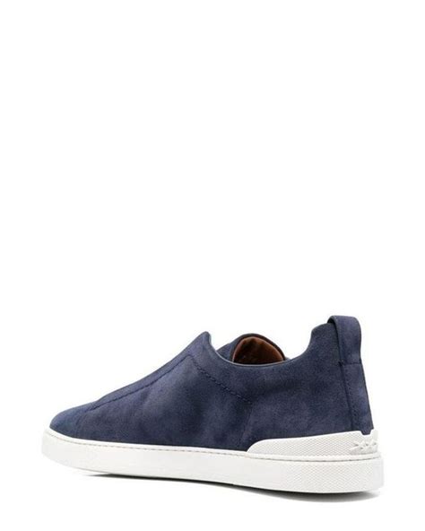 zegna utility blue sneakers.